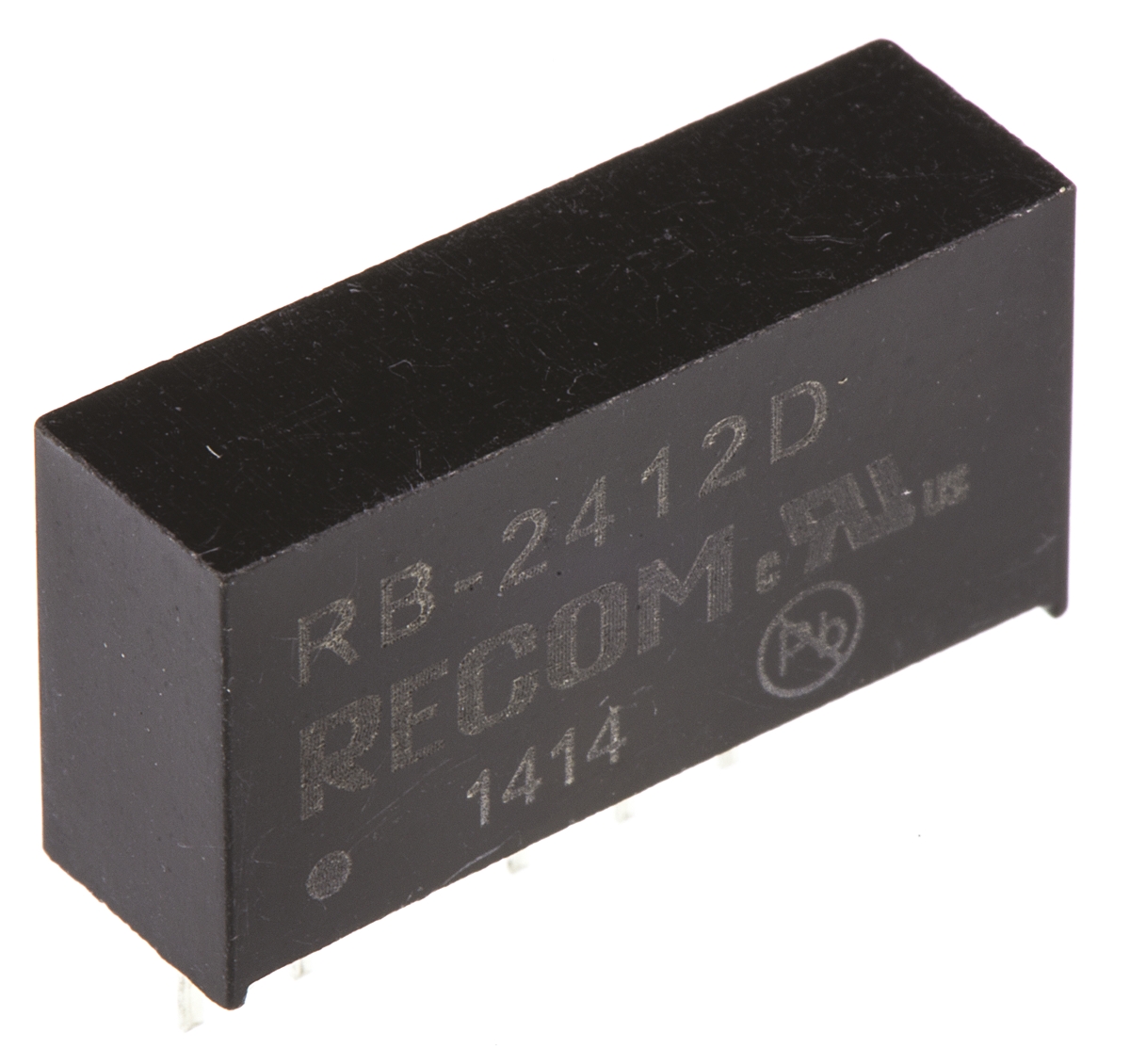 Recom RB DC-DC Converter, ±12V dc/ ±42mA Output, 21.6 → 26.4 V dc Input, 1W, Through Hole, +85°C Max Temp -40°C