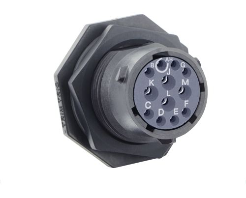 Souriau Sunbank by Eaton Circular Connector, 12 Contacts, Cable, Standard Connector, Socket, Female, IP68, IP69K, UTSX