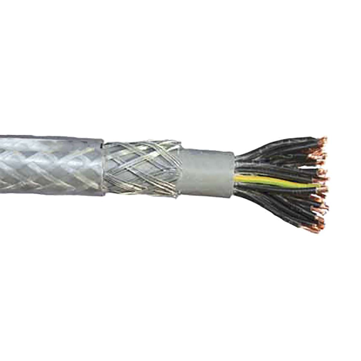 Lapp ÖLFLEX CLASSIC 110 SY Control Cable, 12 Cores, 1.5 mm² CSA 16 AWG, Screened, 50 m, Transparent Polyvinyl Chloride