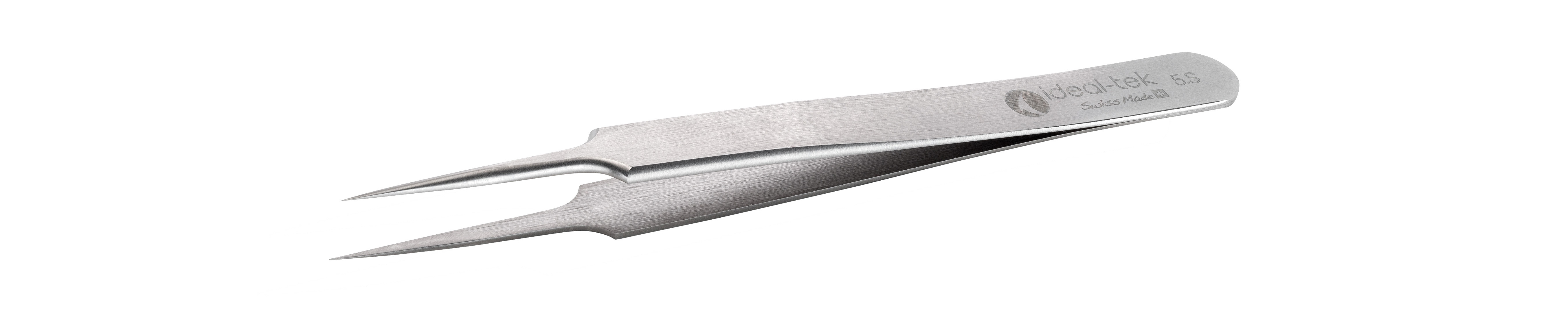 ideal-tek 110 mm, Stainless Steel, Straight, Tweezers