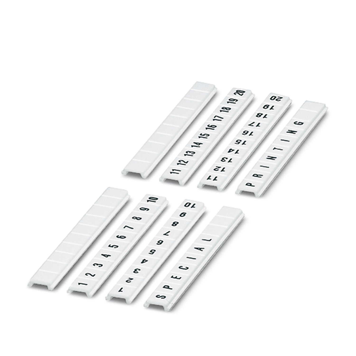 Phoenix Contact, ZBF5.LGS:51-60 Marker Strip for use with  for use with Terminal Blocks