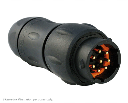 Souriau Sunbank by Eaton Circular Connector, 8 Contacts, In-Line, Standard Connector, Plug, Male, IP68, IP69K, UTS