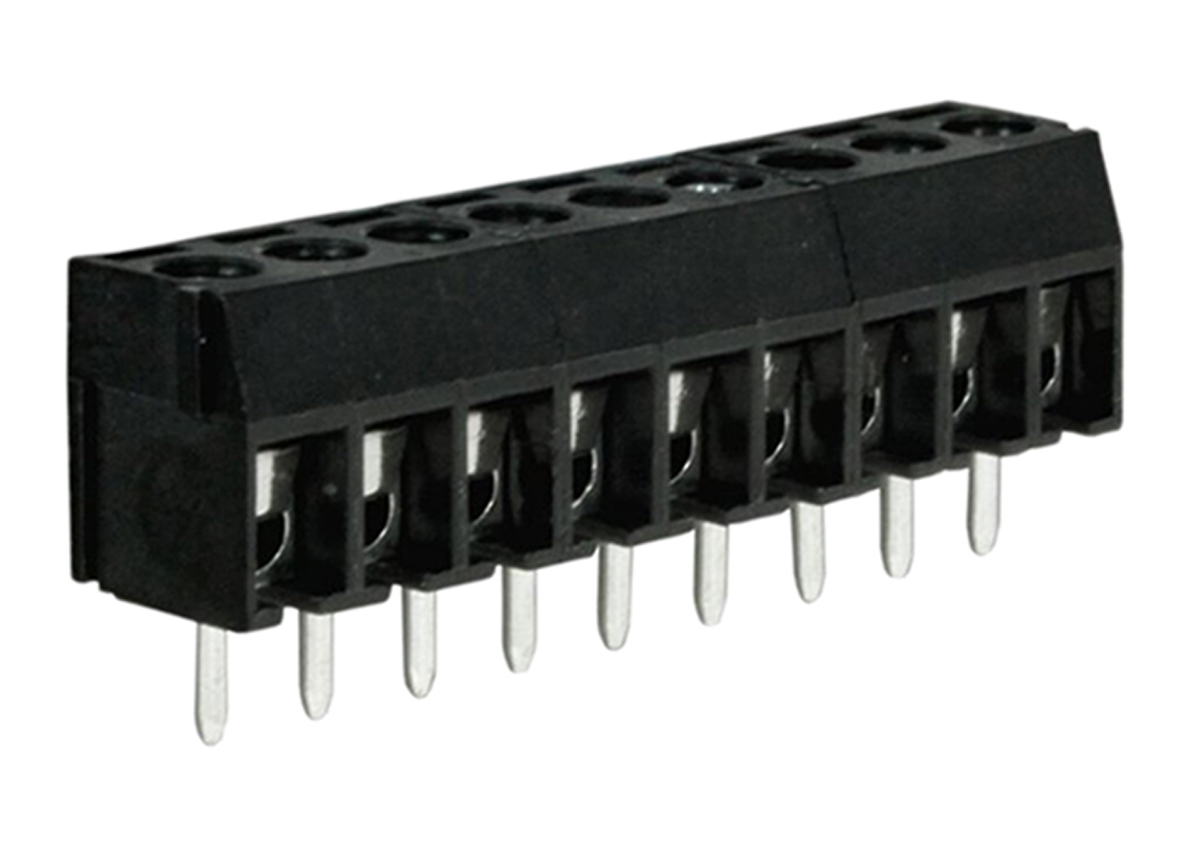 RS PRO PCB Terminal Block, 9-Contact, 3.5mm Pitch, Through Hole Mount, 1-Row, Screw Termination