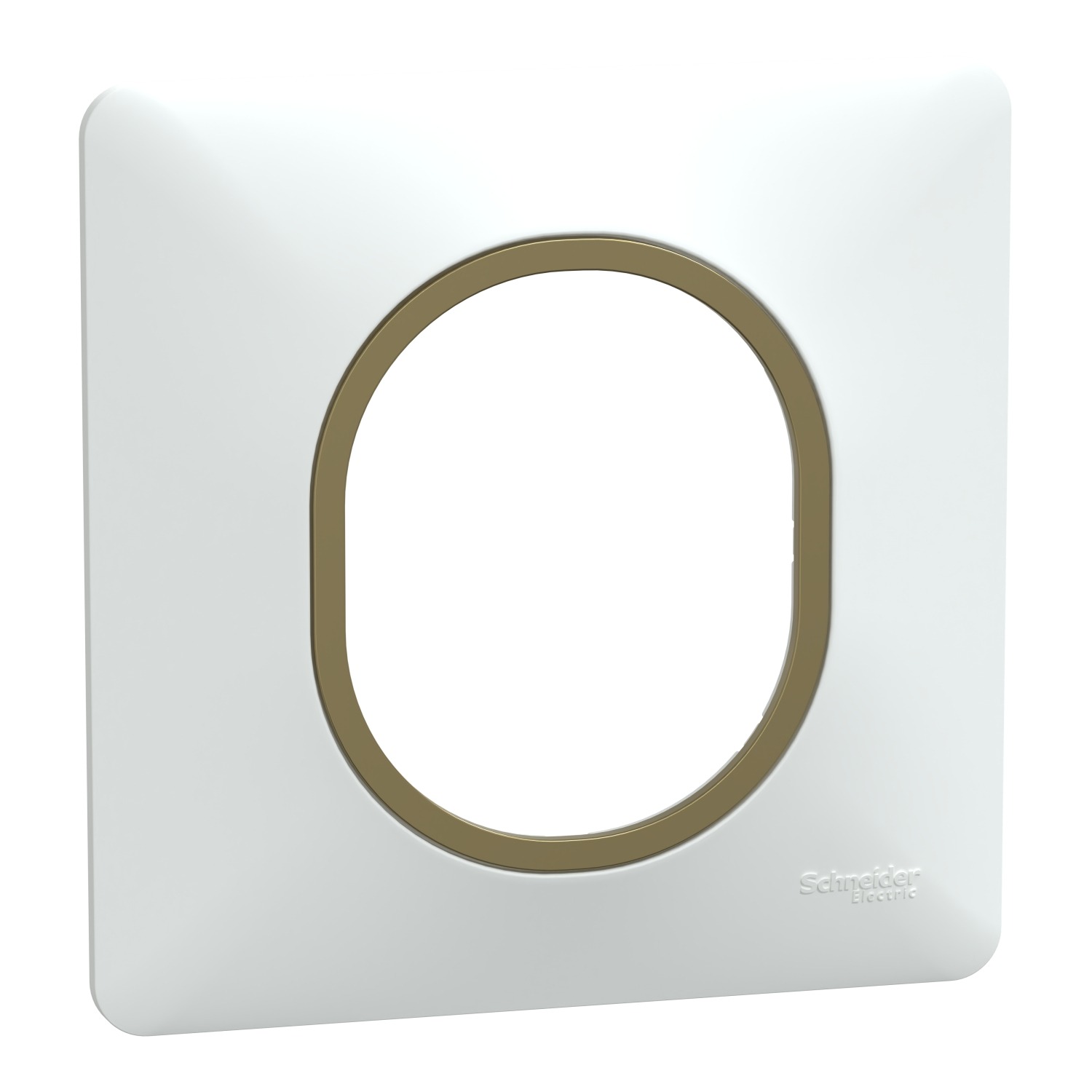 White 1 Gang Light Switch Cover