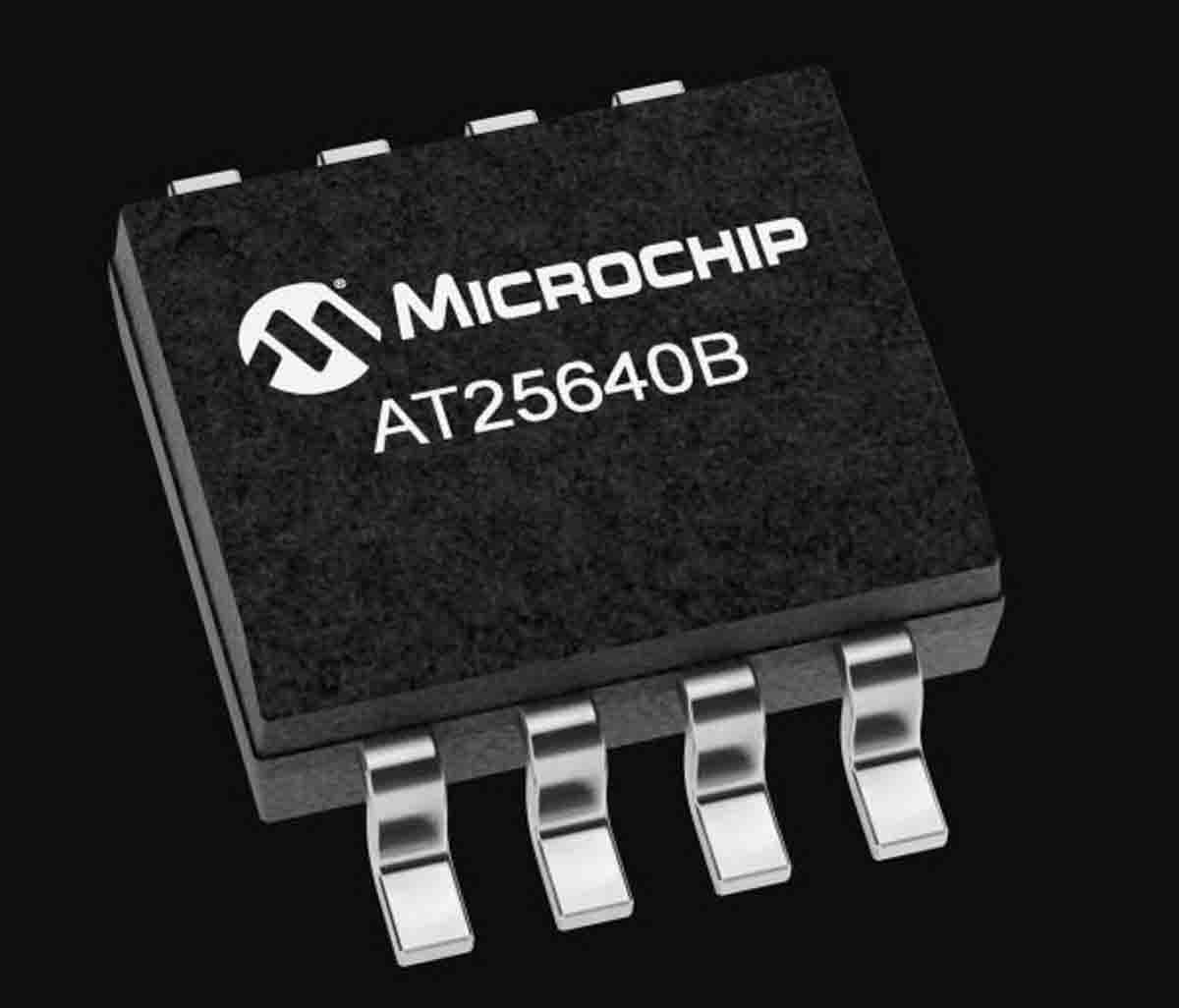 Microchip AT25640B-SSHL-T,  64 kB EEPROM,  80 ns 8-Pin SOIC Serial-SPI