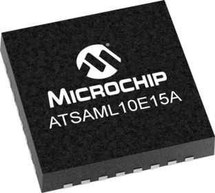 Microchip ATSAML10E15A-MU, 32 bit ARM Cortex M23, SAM L10 Microcontroller, 32 MHz, 32kB FLASH, 32-Pin VQFN