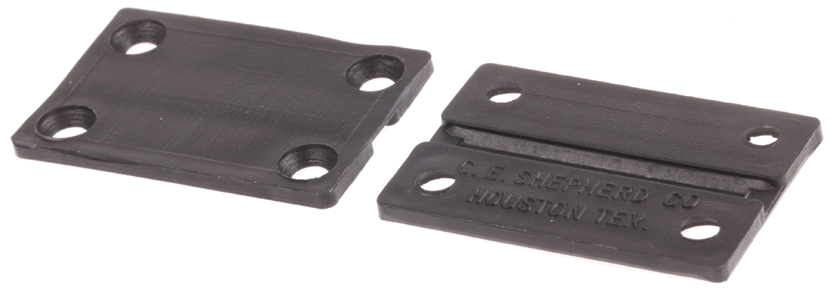 Pinet PP Flex Hinge, Clamp, Nail, Rivet, Screw Fixing, 38.1mm x 25.4mm x 2mm