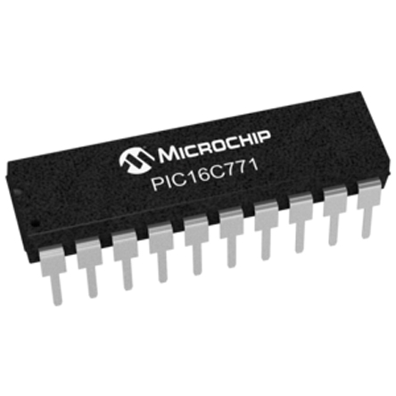 Microchip PIC16C771-I/P, 8 bit PIC, PIC16C771 Microcontroller, 20 MHz, 7kB OTP EEPROM, 20-Pin PDIP