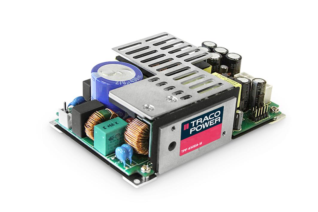 TRACOPOWER AC-DC Power Supply, TPP 450-136BA-M, 36V dc, 12.5A, 450W, 1 Output, 85 → 264V ac Input Voltage