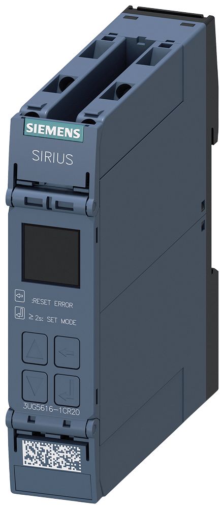 Siemens Frequency, Phase, Voltage Monitoring Relay, 3 Phase, DPDT, 90 → 760V ac, DIN Rail
