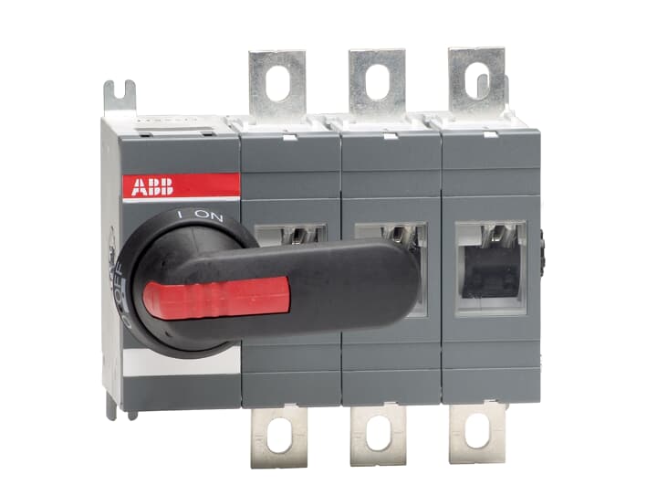 ABB OT Pole Base Mounting Switch Disconnector - 315A Maximum Current, 315kW Power Rating, IP65