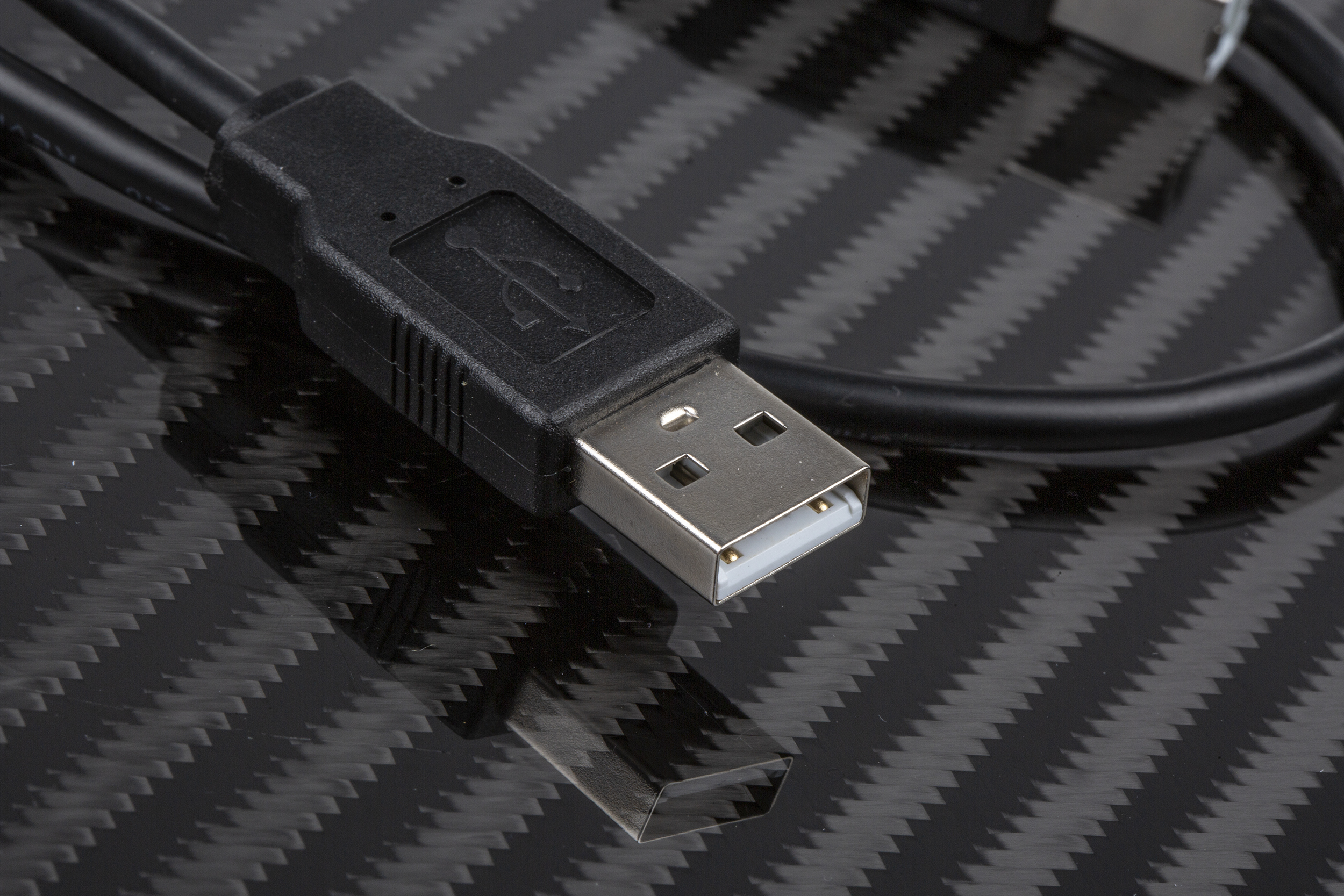 RS PRO USB 2.0, Male USB A to Male USB B, 500mm