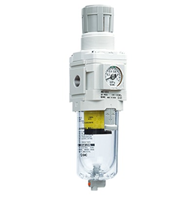 SMC AWM/D-D Filter Regulator, G 1/4, Automatic, IS10M-20-16L-D