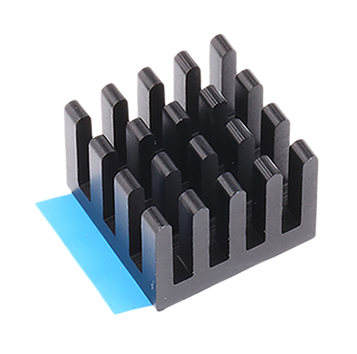 RS PRO Heatsink, Universal Rectangular Alu, 10.5K/W, 27 x 27 x 25mm, Adhesive Foil