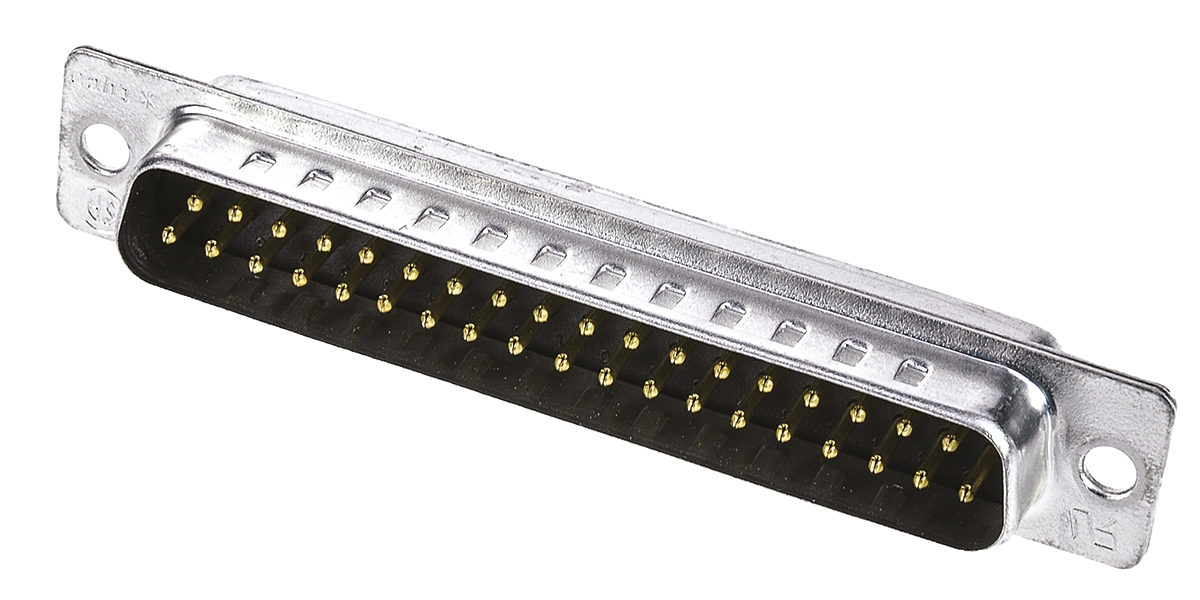 TE Connectivity Amplimite HD-20 37 Way Panel Mount D-sub Connector Plug