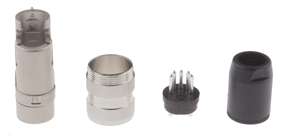 Amphenol Industrial, C 091 A 5 Pole M16 Din Plug, DIN 41524, 4A, 100 V IP40, Screw Lock, Male, Cable Mount