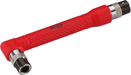 SAM 1/4 in Socket Wrench, 110 mm Overall