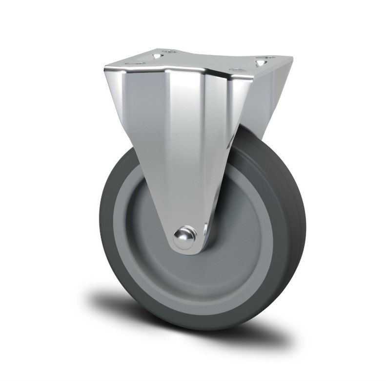 RS PRO Fixed Castor Wheel, 20kg Capacity, 50mm Wheel