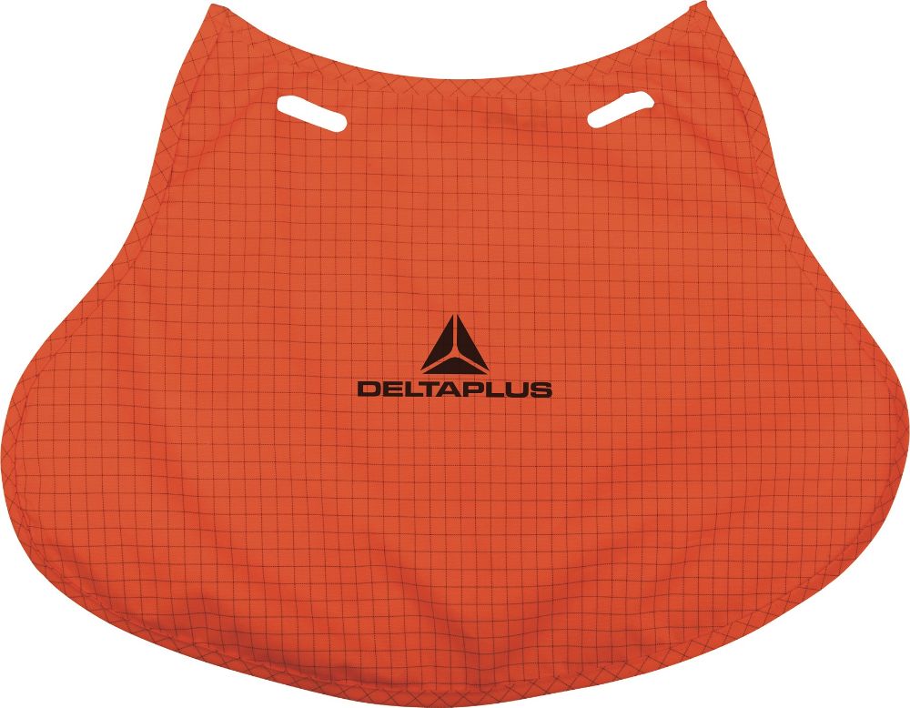 Delta Plus Polyester, Polyurethane Orange Hard Hat Neck Guard, DELTA PLUS Safety Helmets Ranges
