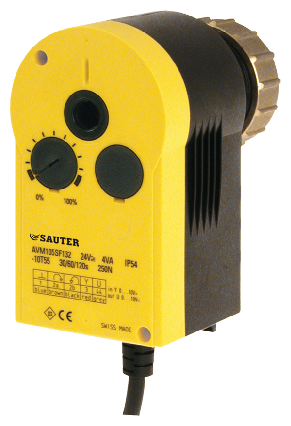 SAUTER REGULATION Electric Seat Valve Actuator -, 24 V ac/dc Supply Voltage