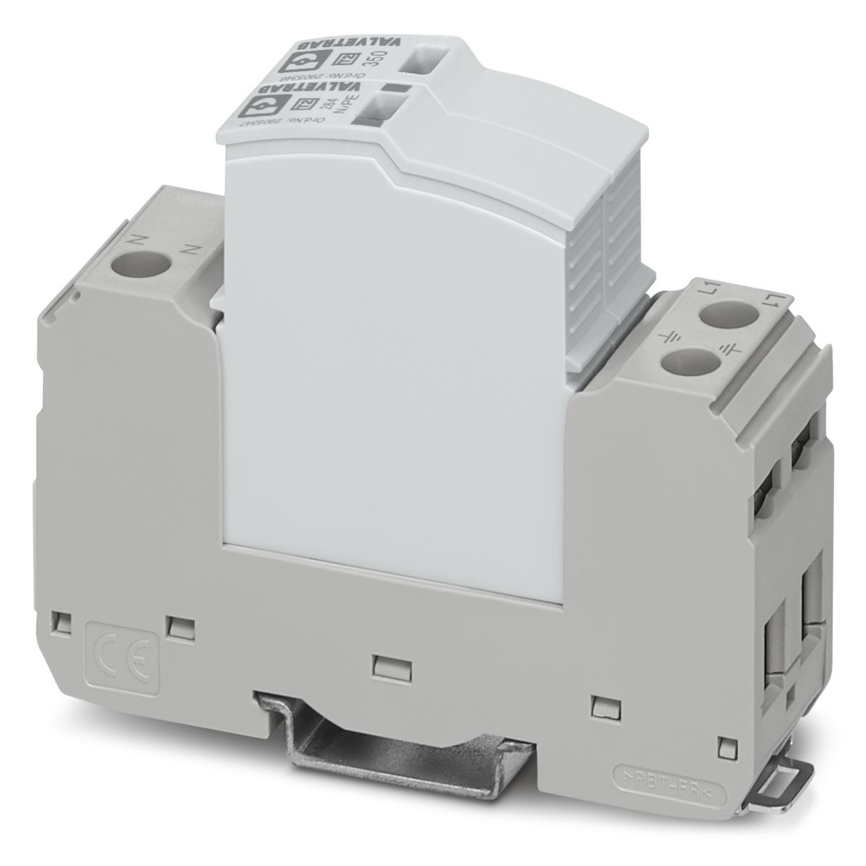 Phoenix Contact 1 Phase Surge Arrester, 50kA, 1.8kV, DIN Rail Mount