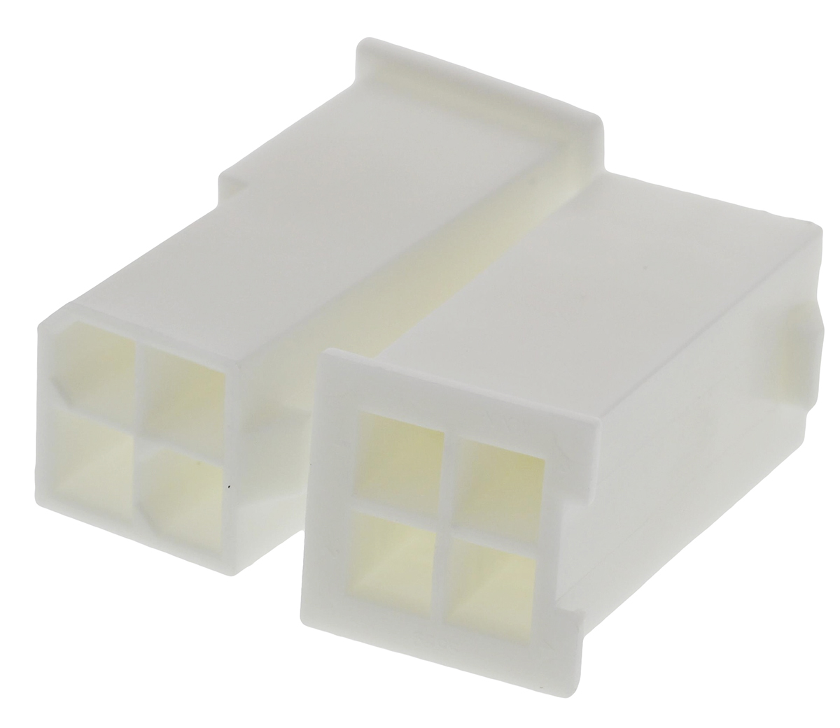 Molex, Mini-Fit Jr Male Connector Housing, 4.2mm Pitch, 4 Way, 2 Row