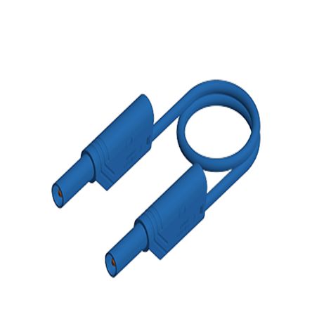 Hirschmann Test & Measurement Test Probes, 32A, 1kV, Blue, 150cm Lead Length