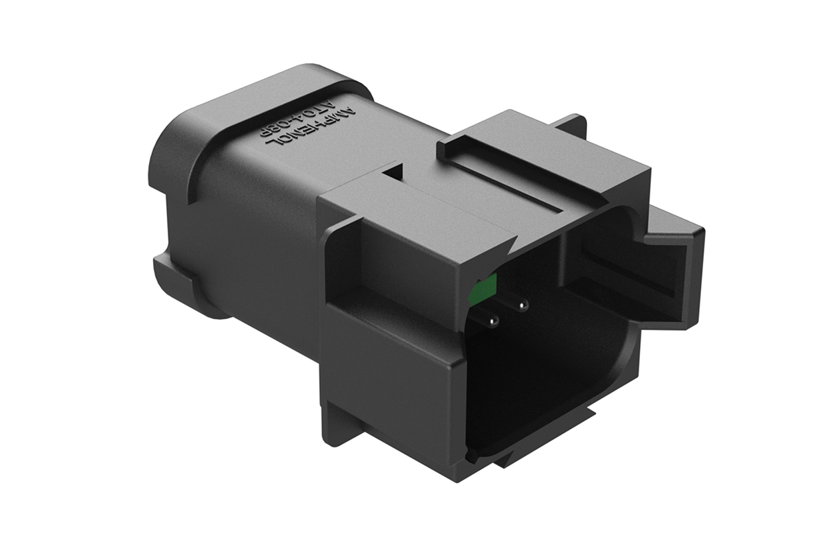 Amphenol Industrial, AT Automotive Connector Plug Black 8 Way AT04-08PB-P021