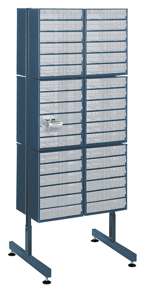 Raaco Drawer Storage Unit, Steel, 1600mm x 622mm x 570mm, Blue