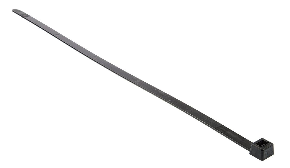 HellermannTyton Cable Tie, 535mm x 13.2 mm, Black Polyamide 6.6 (PA66), Pk-50