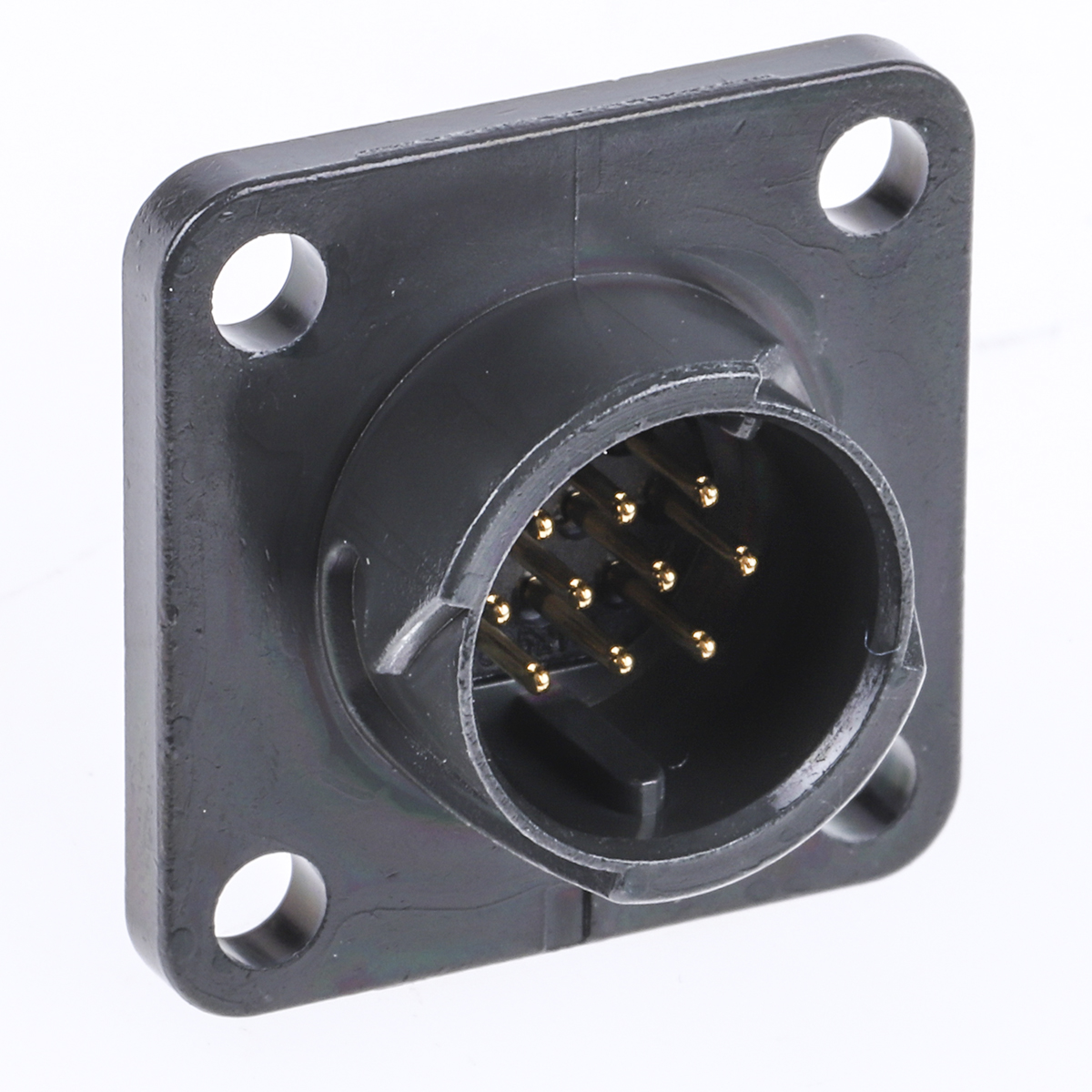 Hirose Circular Connector, 10 Contacts, Panel, Miniature Connector, Socket, Male, IP67, IP68, HR34B Series
