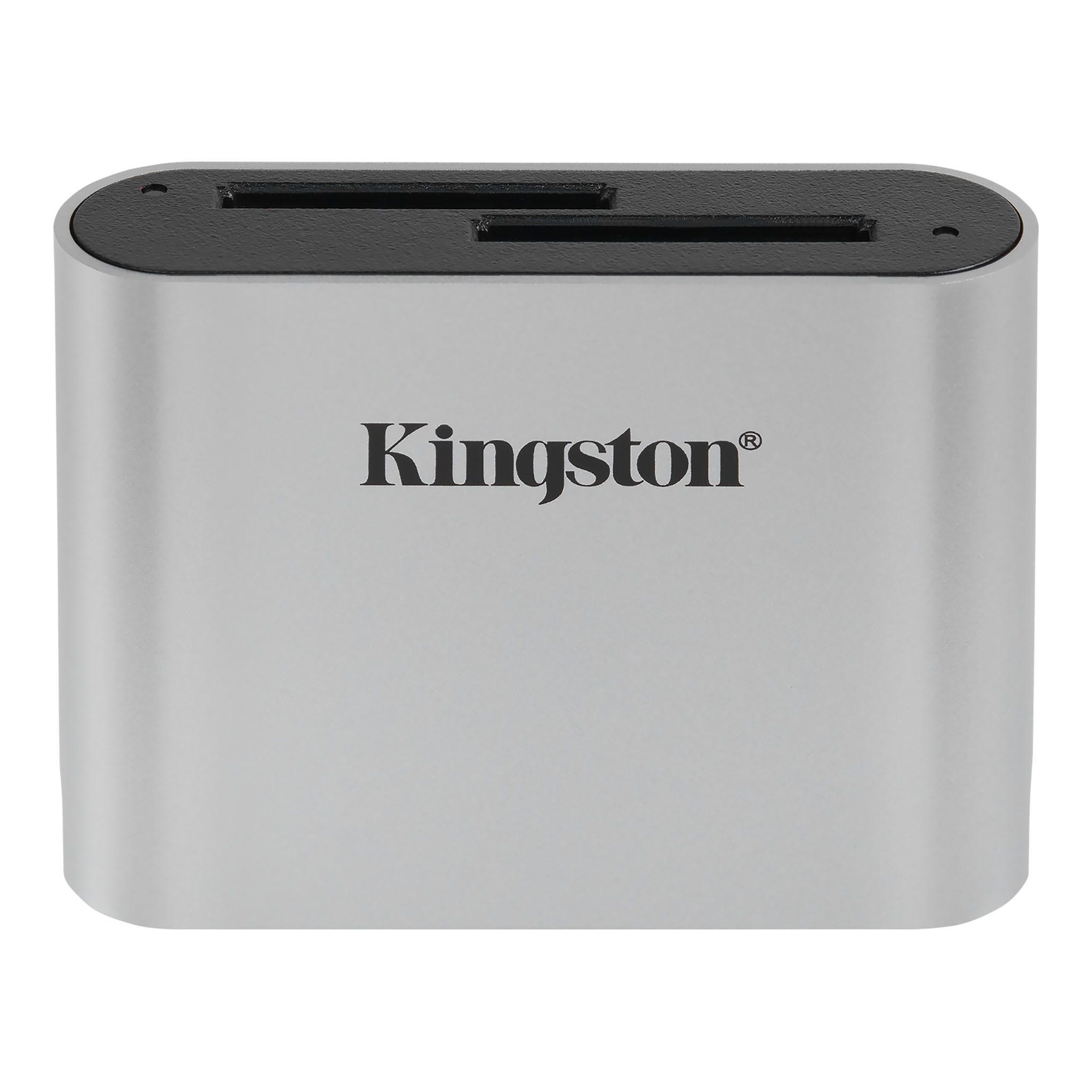 Kingston 2 port USB 3.2 External Micro SD Card Reader for SD Memory Cards