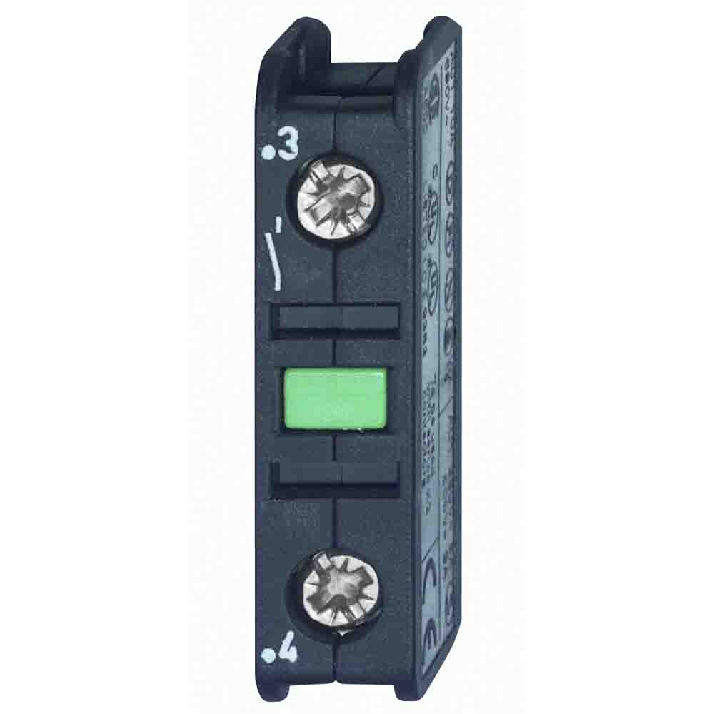 Omron Auxiliary Contact Block, 1 Contact, 1NC, Front Mount