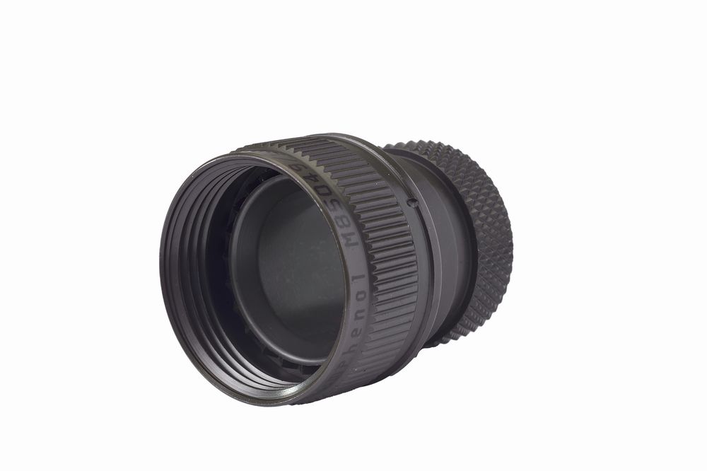 Amphenol Limited Dark Grey Shrink Boot Adapter, Shell Size 8 for use with 40M39569, AS34001, AS50151 Series, AS81703