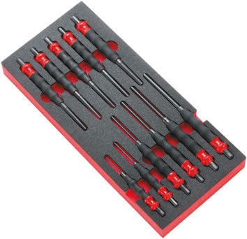 Facom 11-Piece Punch Set, Pin Punch, 2 → 8 mm Shank