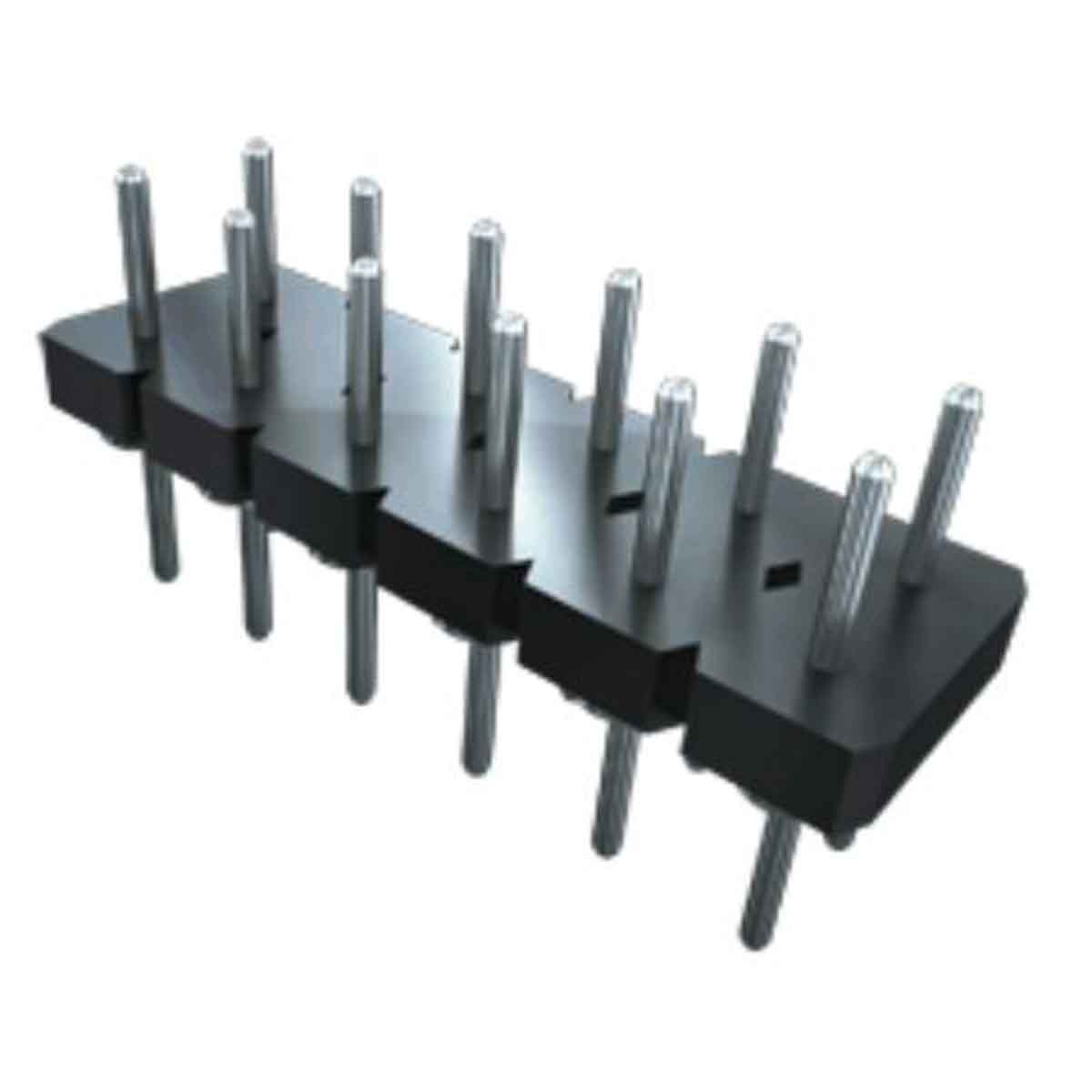 Samtec BDL Series Straight Through Hole Pin Header, 10 Contact(s), 2.54 mm Pitch, 2 Row, Unshrouded