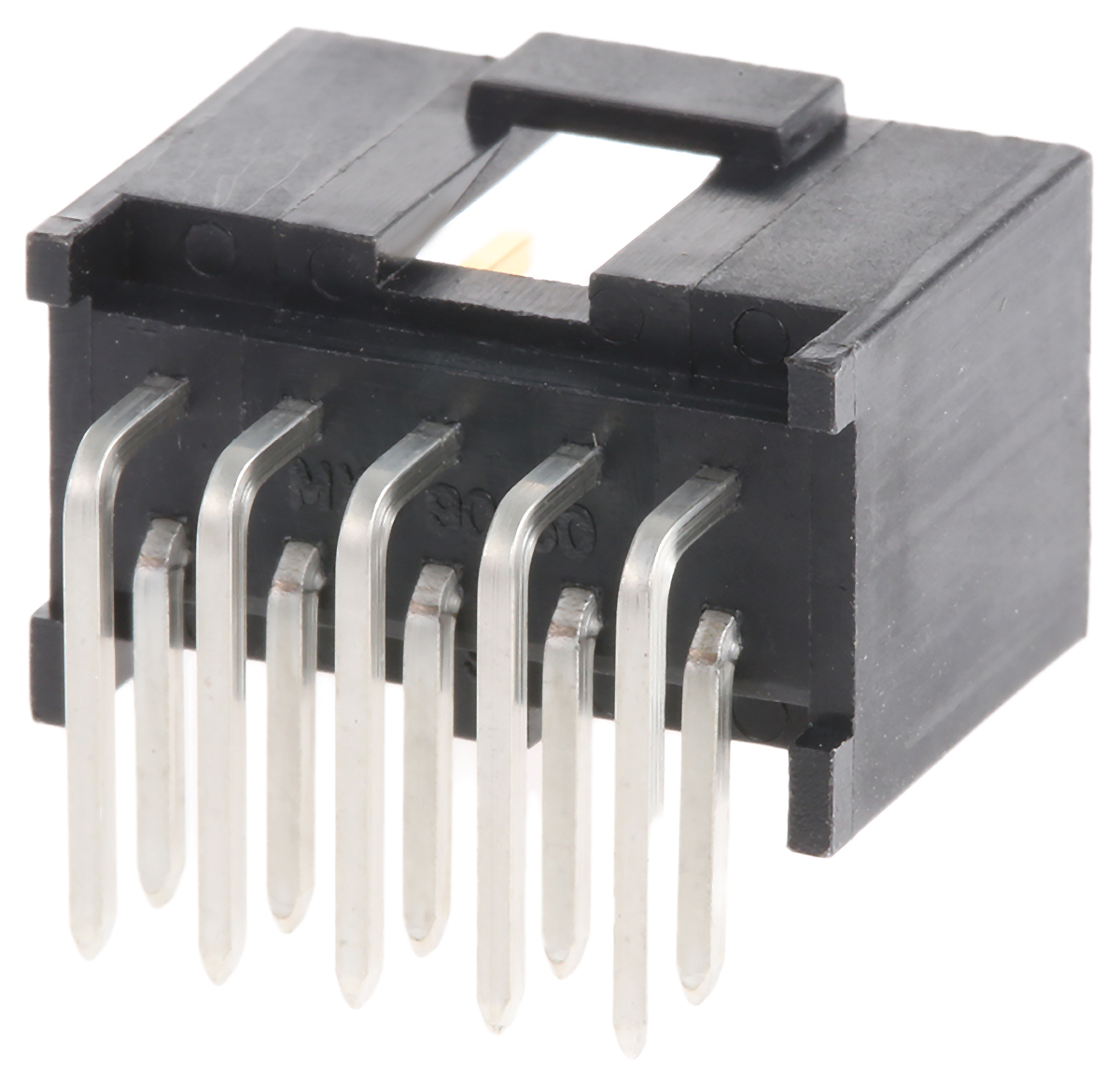 Molex C-Grid III Series Right Angle Through Hole PCB Header, 10 Contact(s), 2.54 mm Pitch, 2 Row, Shrouded