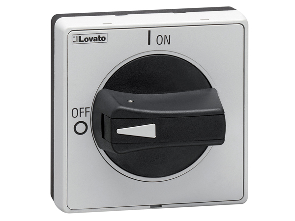 Lovato Black Rotary Handle, GA Series Series