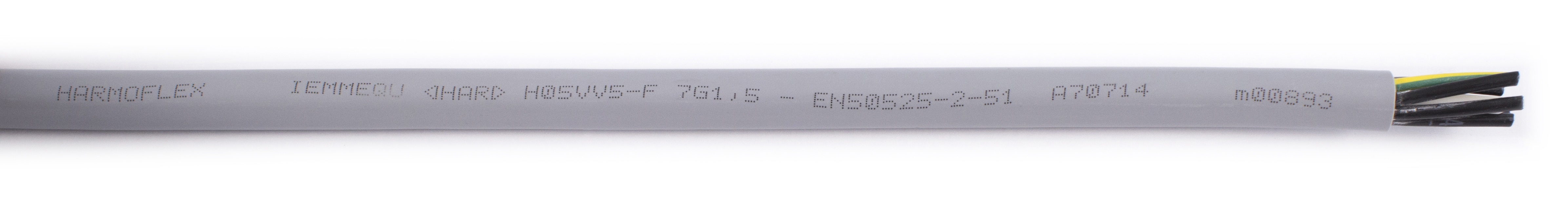 AXINDUS HARMOFLEX Control Cable, 7 Cores, 1.5 mm² 14 AWG, Unscreened, 100 m, Grey Polyvinyl Chloride Sheath