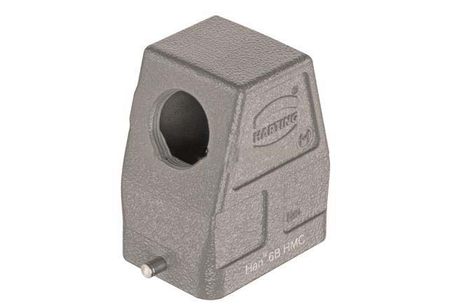 HARTING Han HMC Heavy Duty Power Connector Hood, M25 x 1.5 Thread, Side Entry Han B HMC Range