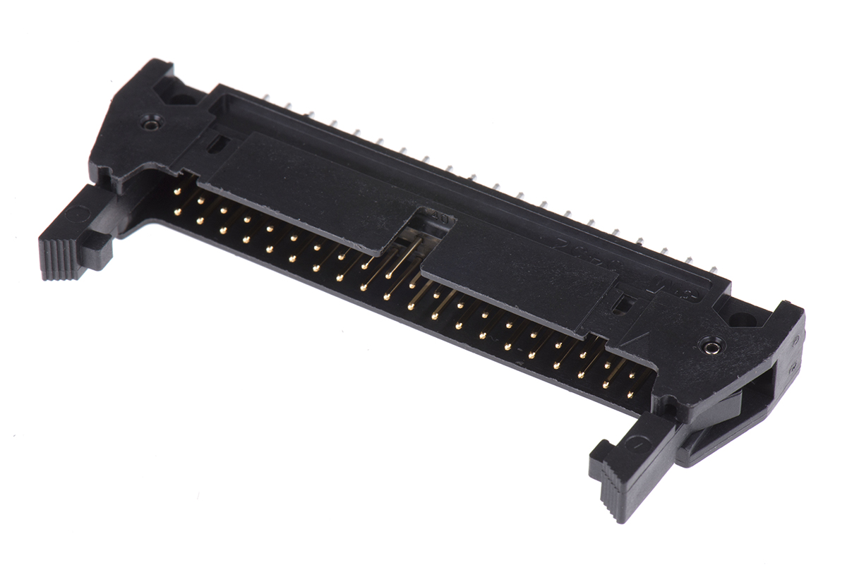 3M 3000 Series Straight Through Hole PCB Header, 40 Contact(s), 2.54 mm Pitch, 2 Row, Shrouded