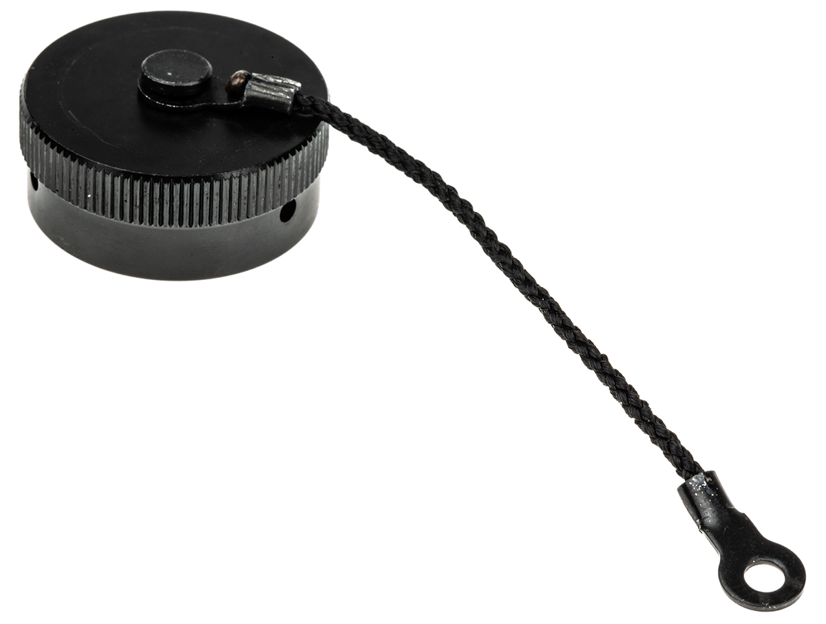 Amphenol Limited 62GB MIL-DTL-26482 Plug Dust Cap, Shell Size 16, with Zinc Cobalt Finish, Aluminium