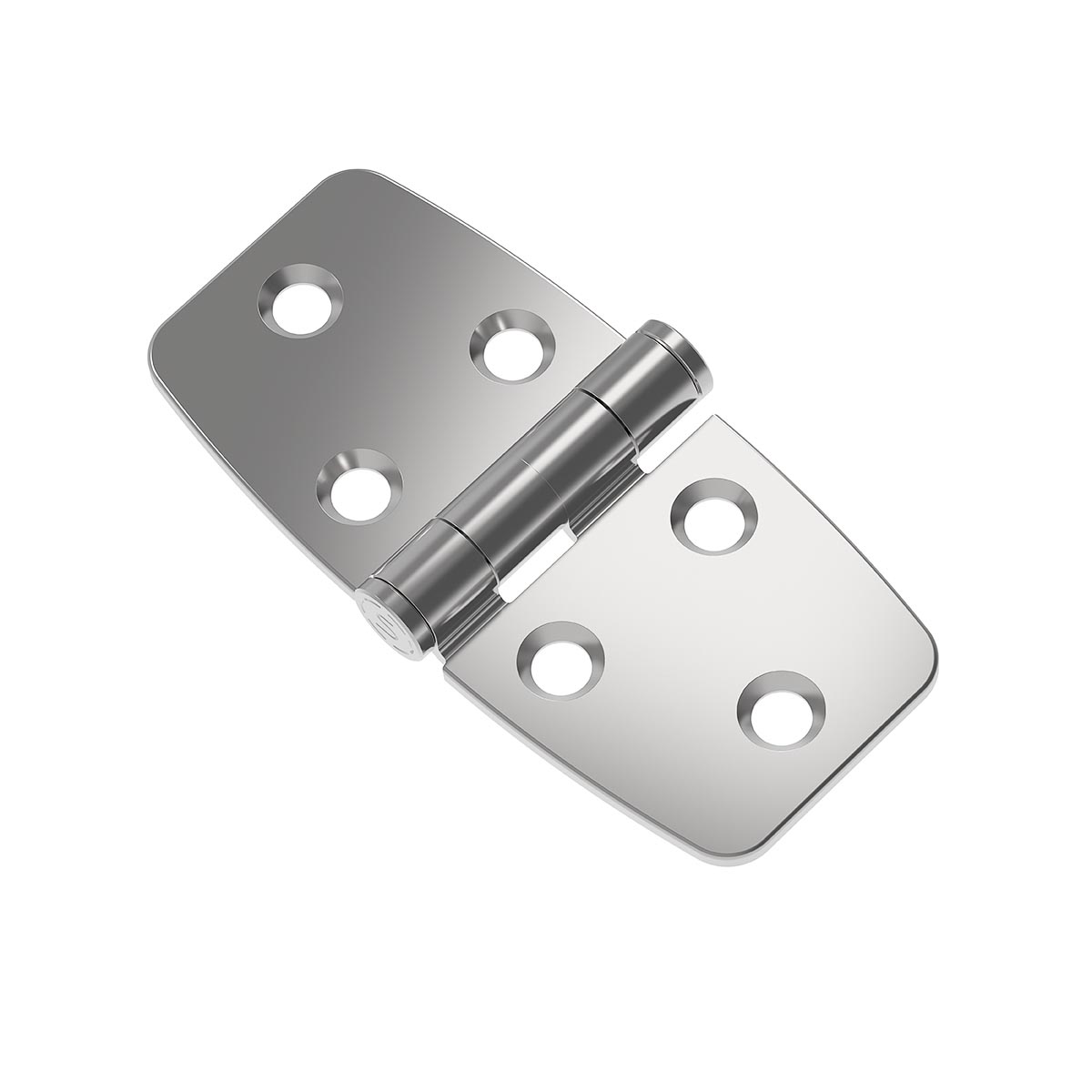 Southco Gloss Stainless Steel Butt Hinge, Screw Fixing, 78mm x 38.2mm x 9mm