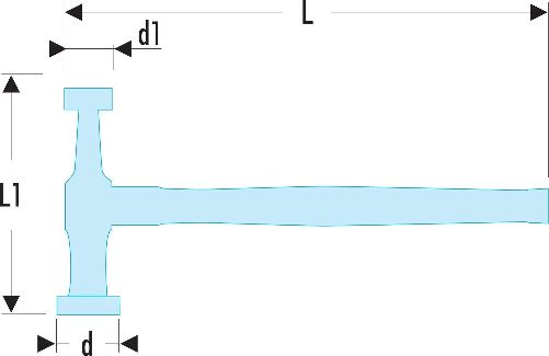 Facom Bumping Hammer with Hickory Wood Handle, 390g