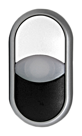 Eaton RMQ Titan M22 Series Black, White Momentary Push Button Head, 22mm Cutout, IP66