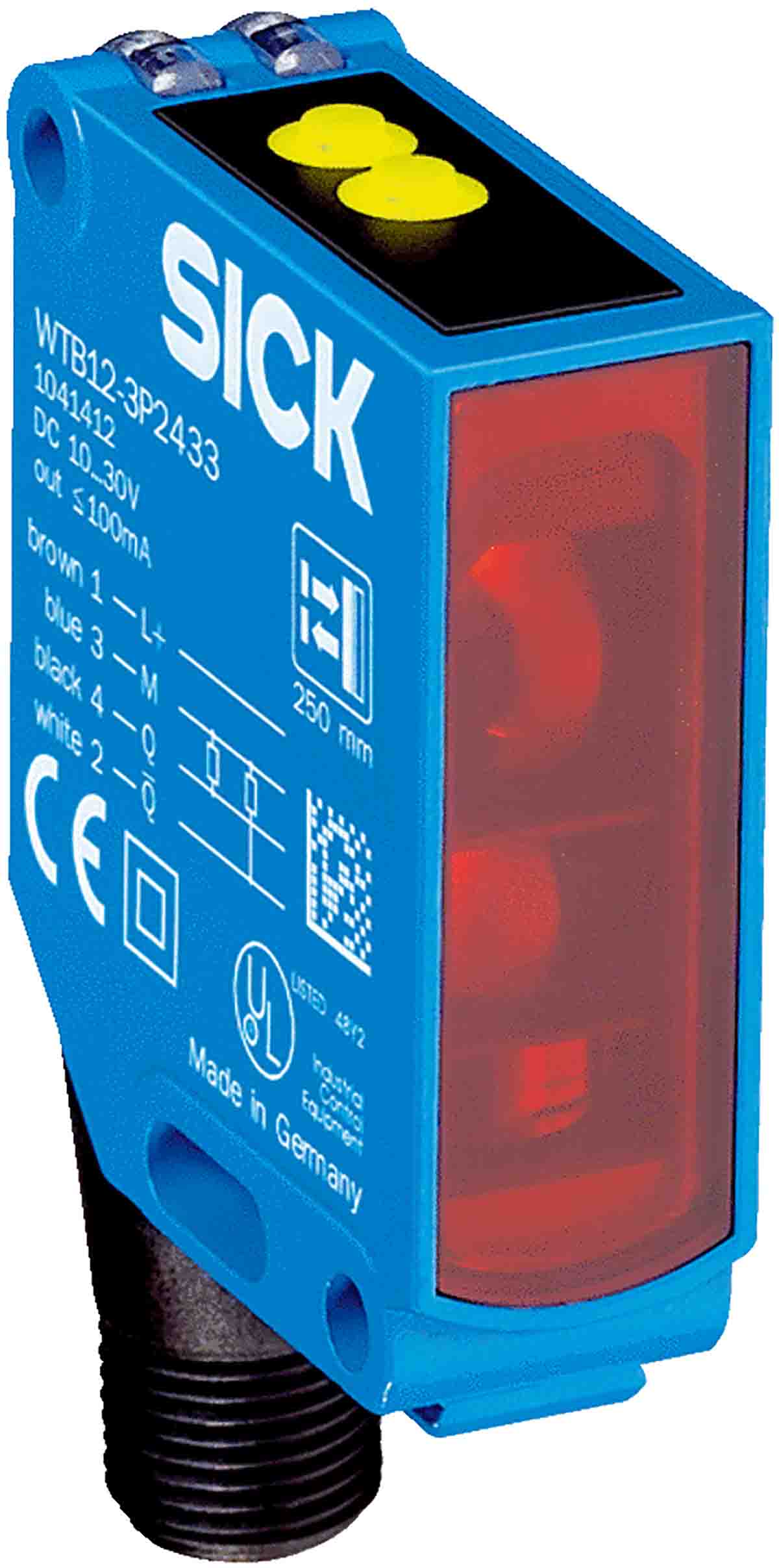 SICK Diffuse Photoelectric Sensor, Block Sensor, 350 mm Detection Range