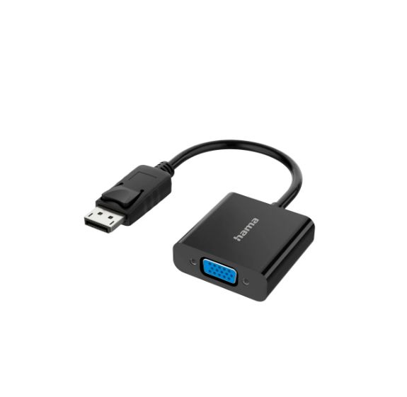 Hama DisplayPort to VGA Adapter, 1920 x 1080 Maximum Resolution