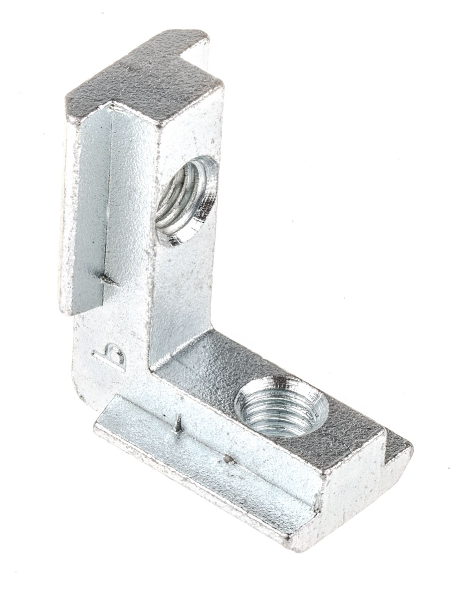 Bosch Rexroth M8 Inner Bracket, Connecting Component, Strut Profile 40 mm, 45 mm, 50 mm, 60 mm, Groove Size 10mm