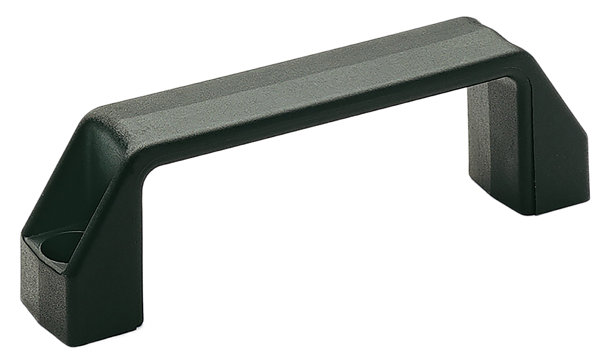 Elesa Black Plastic Handle 50 mm Height, 28mm Width, 197mm Length