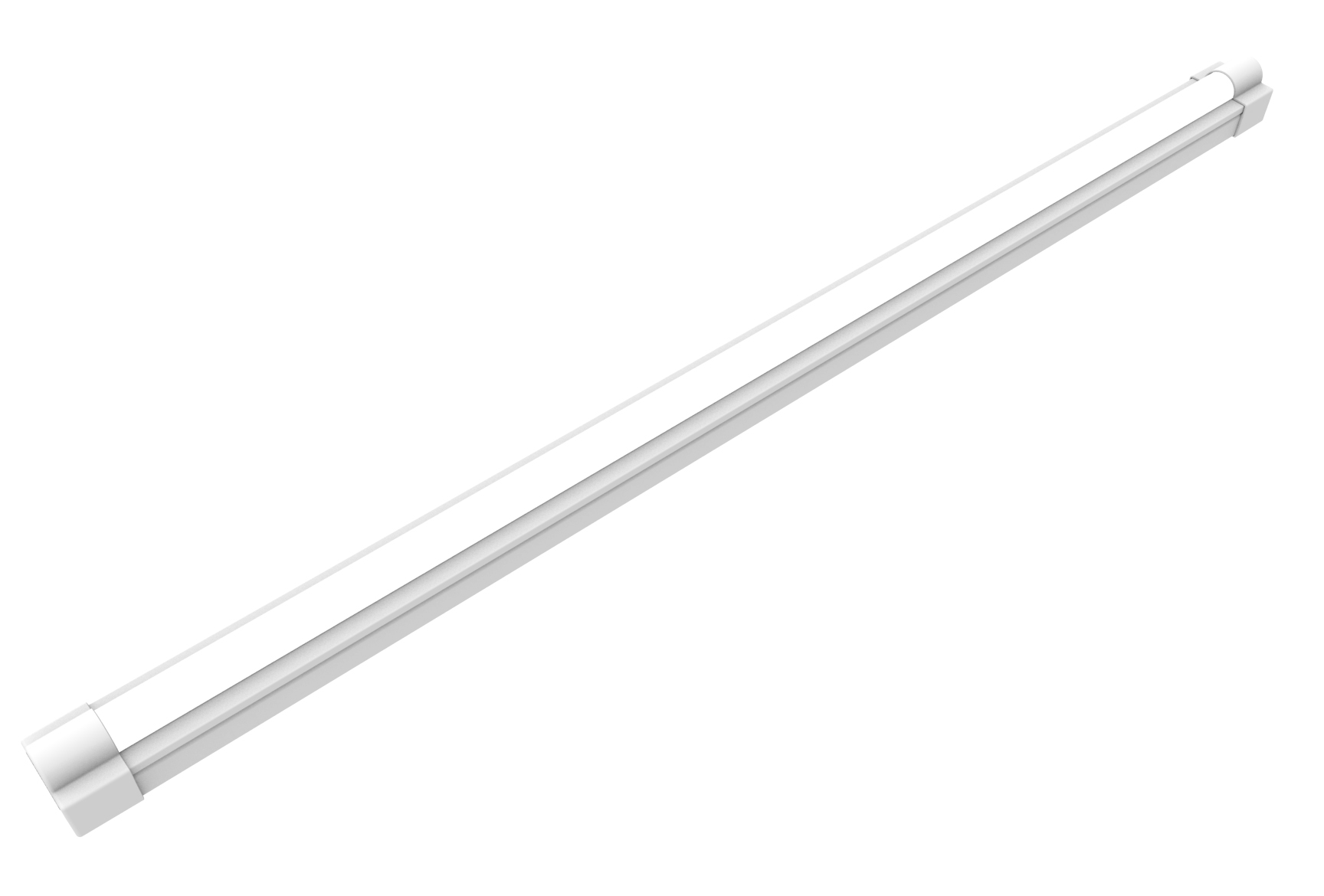 RS PRO 60W LED Batten Light, 220 → 240 V Batten Twin Batten, 1 Lamp , 1500mm Long, IP20